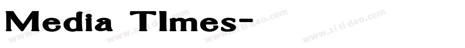 Media TImes字体转换